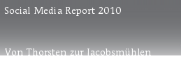 Social Media Report 2010



Von Thorsten zur Jacobsmühlen